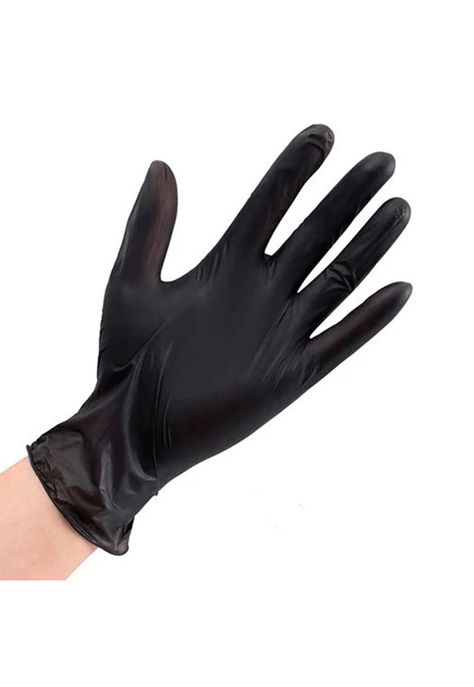 Guantes De Nitrilo Negro Caja 100 Unidades-1