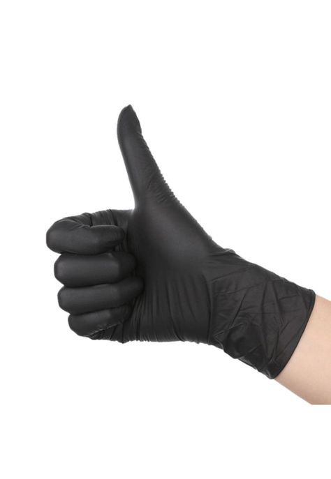 Guantes De Nitrilo Negro Caja 100 Unidades-2