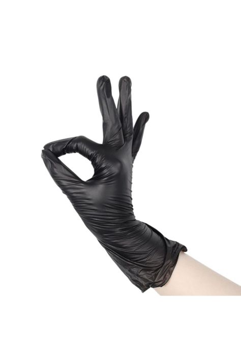 Guantes De Nitrilo Negro Caja 100 Unidades-3