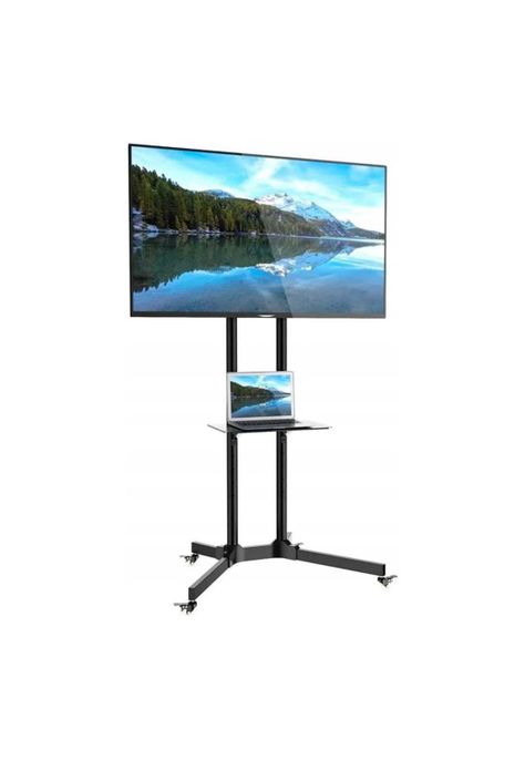 Soporte Tv 32 A 70 Pedestal Ruedas Soporte Stand Movil-0