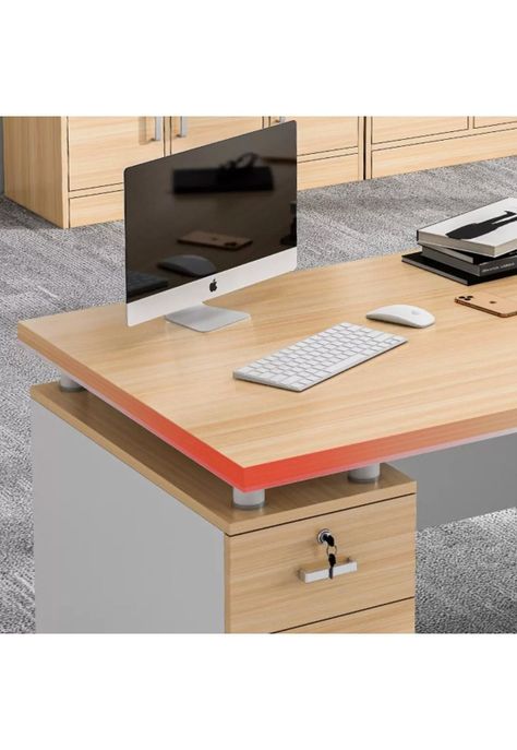 Escritorio Moderno Con Cajoneras 120x60x77cm Para Oficina-3