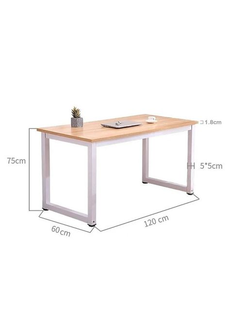 Escritorio Oficina Madera Espesor 15mm 120x60x75cm-4