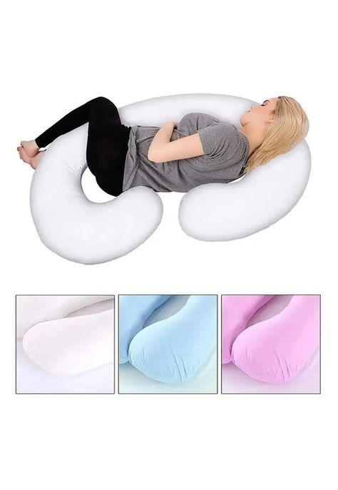 Almohada Para Embarazadas Pre Y Post Parto + Funda De Regalo-0