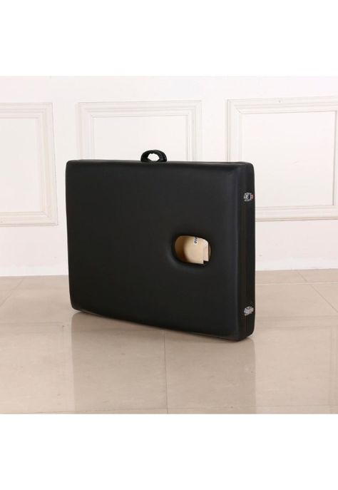 Camilla Para Masajes De 2 Cuerpos Portátil Negra-4