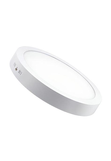 Foco Panel Plafón Led 24w Sobrepuesto Redondo Frio-0