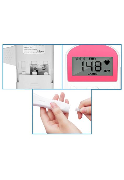 Monitor Fetal Doppler Latidos Fetales Corazón Bebé-2