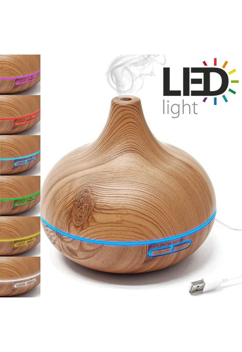 Humidificador Purificador De Aire 500ml + 12 Esencias-6