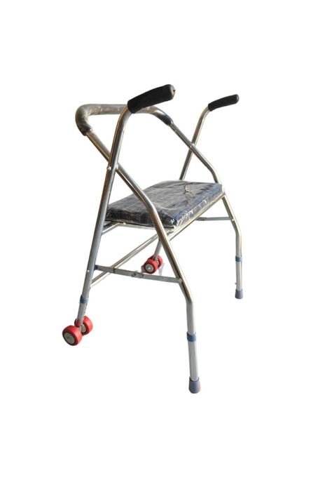 Andador Burrito Plegable Asiento Y 2 Ruedas-3