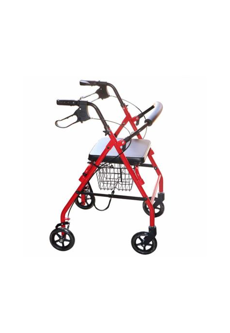 Andador Adulto Ortopédico Plegable C/ruedas Frenos Asiento-2