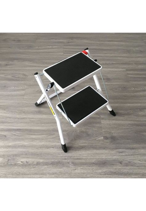Escalera Multiuso Plegable 2 Peldaños Ultra Compacta-1