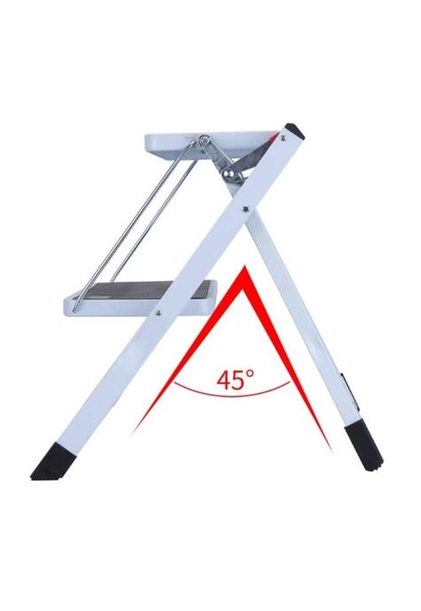 Escalera Multiuso Plegable 2 Peldaños Ultra Compacta-3