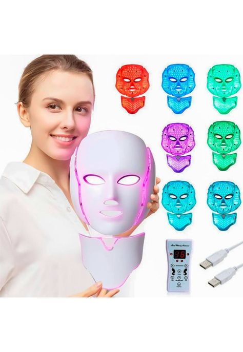 Mascara Fototerapia Facial LED 7 Colores-1