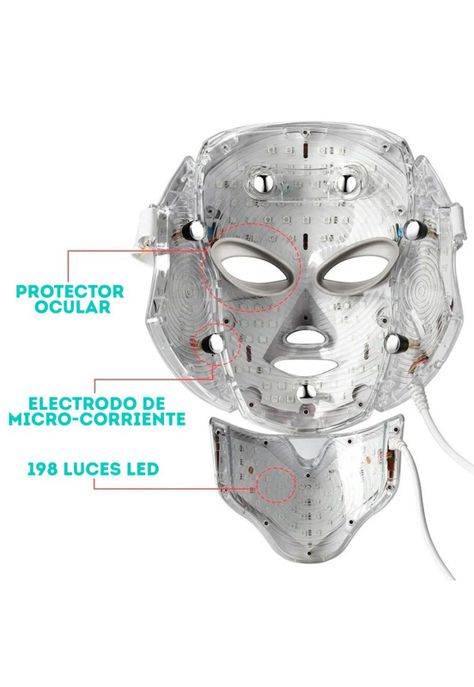 Mascara Fototerapia Facial LED 7 Colores-5