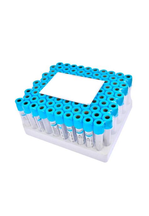 Tubo Tapa Celeste 4,5ml ( Citrato De Sodio 3,2% ) 100 Tubos-0