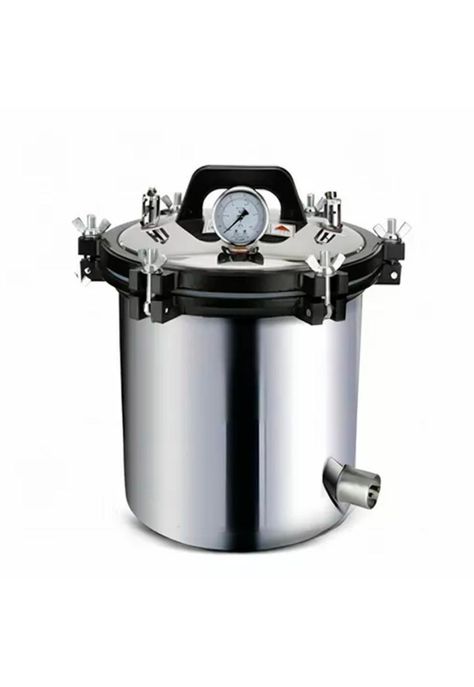 Esterilizador Autoclave Vapor Presión Acero Inoxidable 18L-0