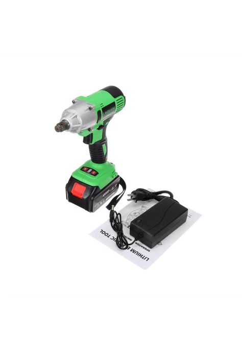 Llave Impacto Eléctrica Inalámbrica Bricolaje Destornillador-0