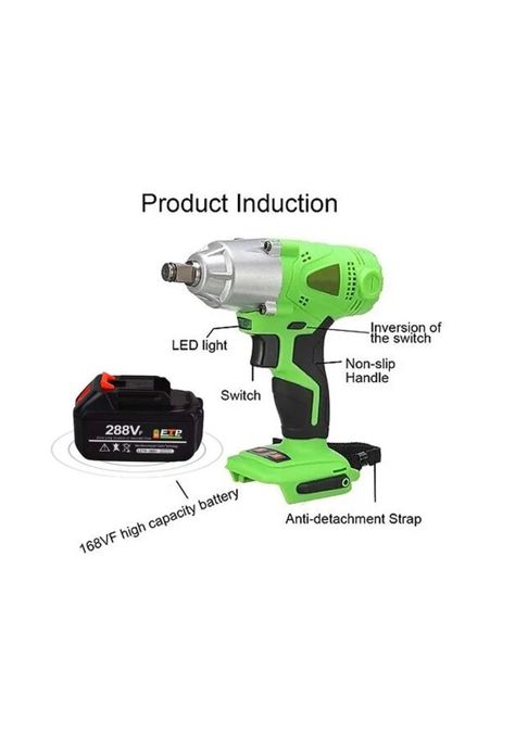 Llave Impacto Eléctrica Inalámbrica Bricolaje Destornillador-1