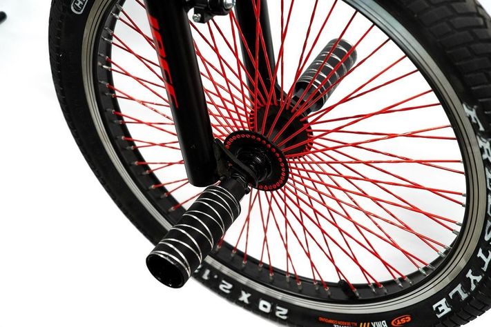 Bmx Jeff Aro 20 Negro Rojo Lightning Super Sport-4