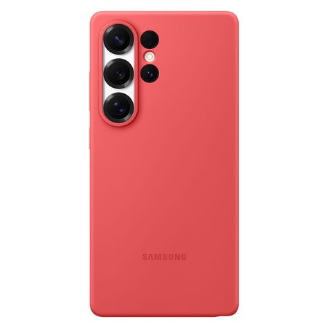 Carcasa de Silicona Color Rojo Galaxy S25 Ultra-0