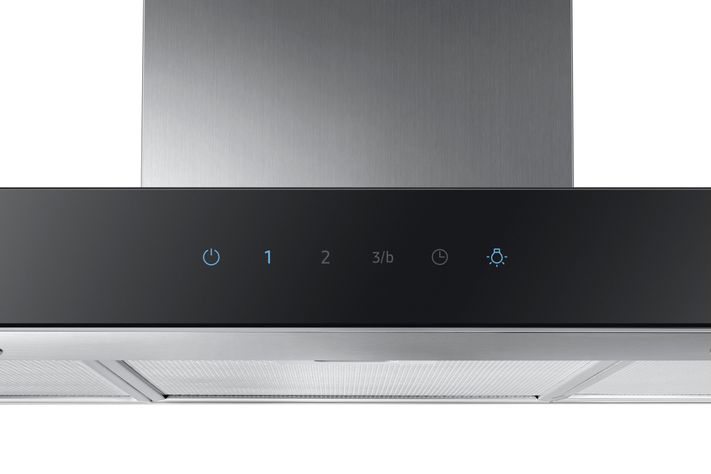Campana con filtro lavable de aluminio, luces LED y control tactil de 90cm-3