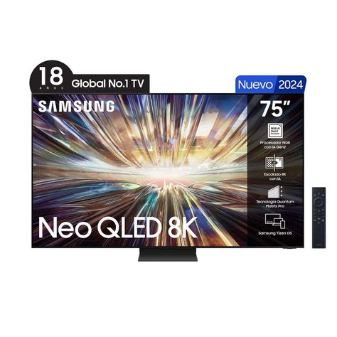 Neo QLED Samsung 75" QN800D 8K UHD Smart TV 2024-1