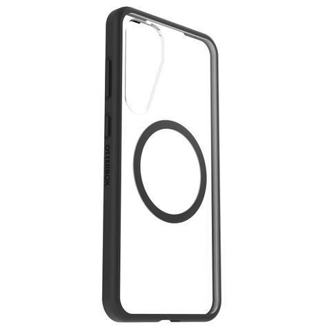 Carcasa Magnética React Color Negro Transparente Galaxy S25+-1
