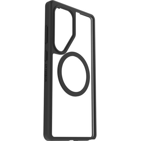 Carcasa Magnética React Color Negro Transparente Galaxy S25 Ultra-1