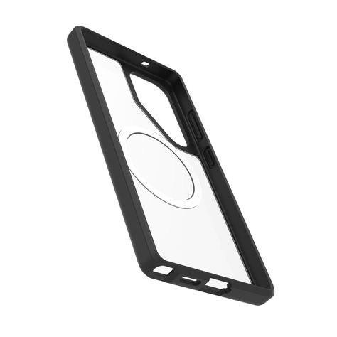 Carcasa Magnética React Color Negro Transparente Galaxy S25 Ultra-2