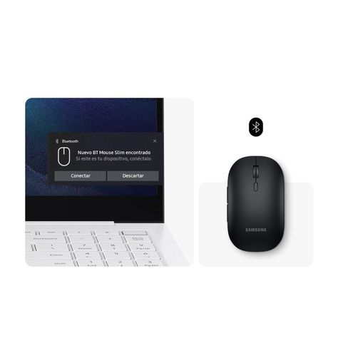 Samsung Mouse Bluetooth delgado, Negro, M3400-4