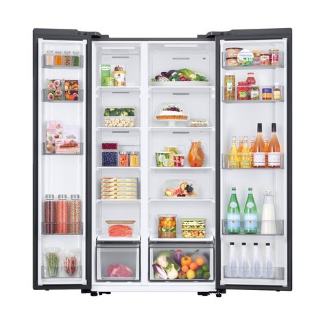 Refrigerador Side by Side 564L Gris-1