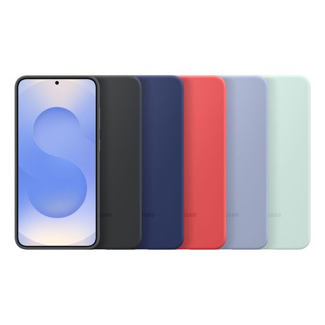 Carcasa de Silicona Color Azul Galaxy S25+-5
