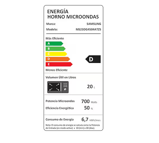 Samsung Microondas Samsung 23 Litros -4