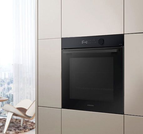 Horno Eléctrico Built In BESPOKE Dual Cook y Air Fry con conexión Wi-Fi 76L color negro-3