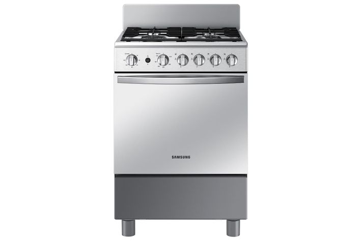 Samsung Cocina a Gas con 4 Quemadores con Quemador Rápido Color Silver Mirror-0