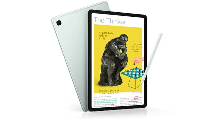 Samsung Galaxy Tab S6 Lite (2024) + Book Cover Pink-2