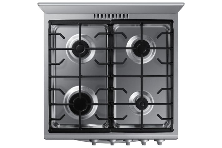 Samsung Cocina a Gas con 4 Quemadores con Quemador Rapido Color Negro-1