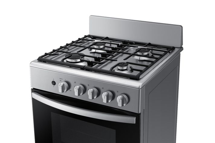 Samsung Cocina a Gas con 4 Quemadores con Quemador Rapido Color Negro-2