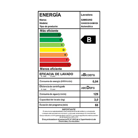 Lavadora de carga superior 9Kg con tecnología Digital Inverter-6