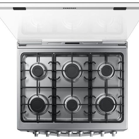 Cocina a Gas con 6 quemadores rápidos y semi rápidos-3