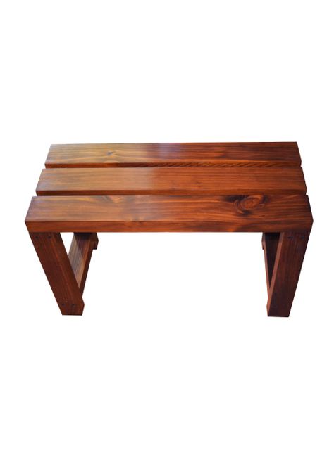 Banqueta de Madera Caramelo-3