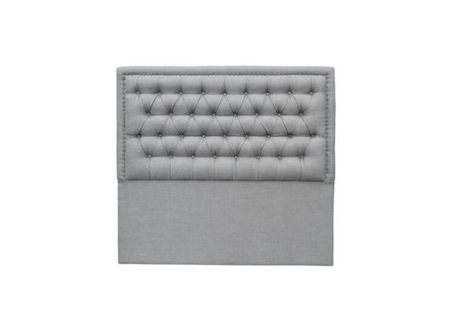 Respaldo Capitone Rahmen Gris Claro Queen-0
