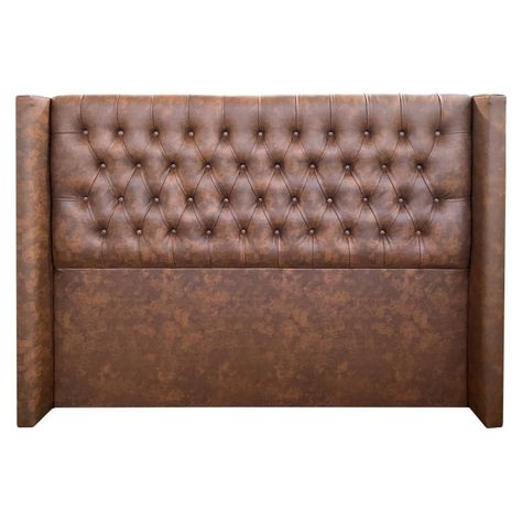 Respaldo Capitone ECOcuero Cafe Flugel King-0