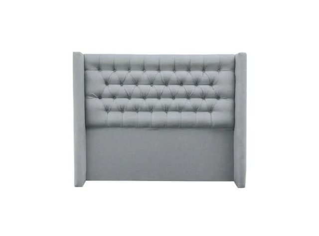 Respaldo Capitone Flugel Gris Claro 1.5 plaza-0