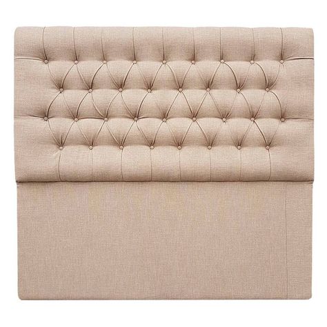 Respaldo Capitone Lino Beige King-0