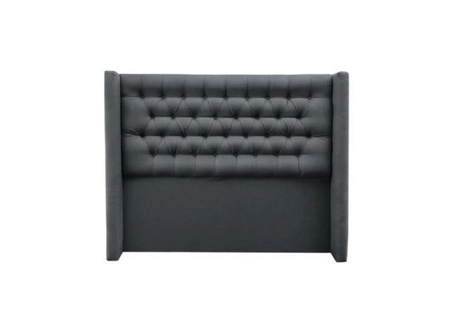 Respaldo Capitone Flugel Gris Oscuro 2 plazas -0