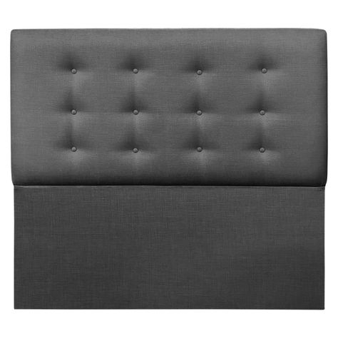 Respaldo Botone Lino Negro Full size-0