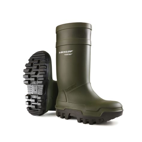 BOTA DUNLOP PUROFORT THERMO+ FULL SAFETY VERDE 41-0