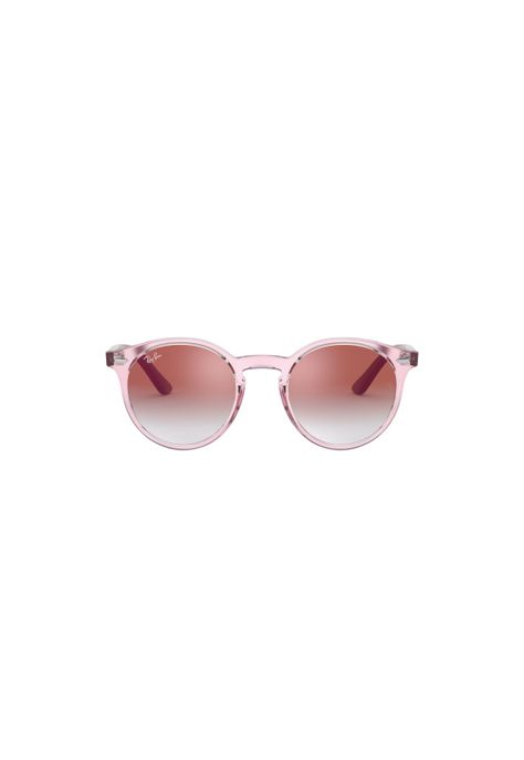 Lentes de Sol Transparent Pink Ray-Ban Junior para NIÑOS-0