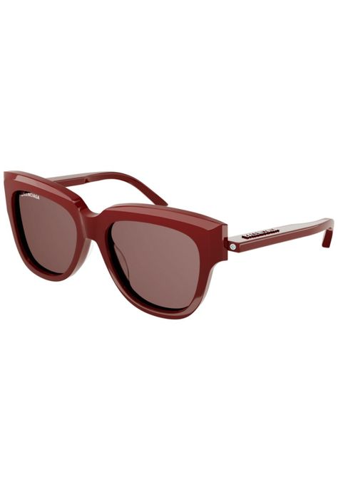 Lentes de Sol Shiny Burgundy Balenciaga BB0160S004-0