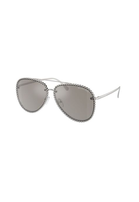 Lentes de Sol Portofino Plateado Espejados Michael Kors-1
